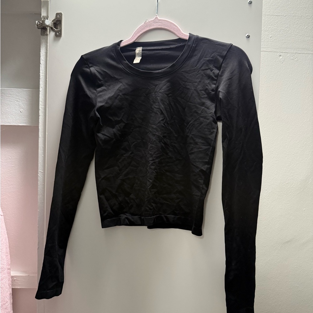 Black Long Sleeve Women's Top